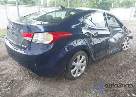 2013 Hyundai Elantra Limited z USA, uszkodzony, nr VIN 5NPDH4AE0DH215060